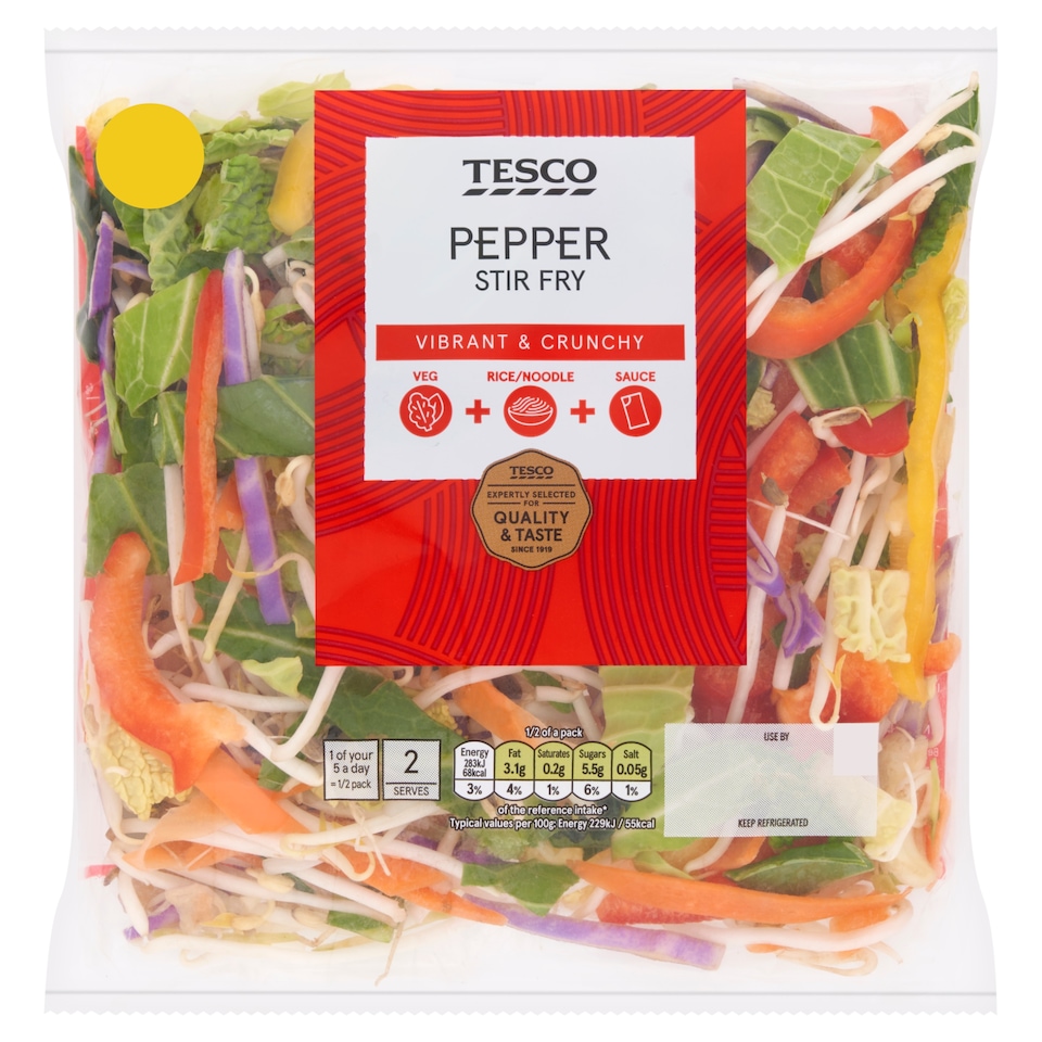 Tesco Pepper Stir Fry 320g EXP