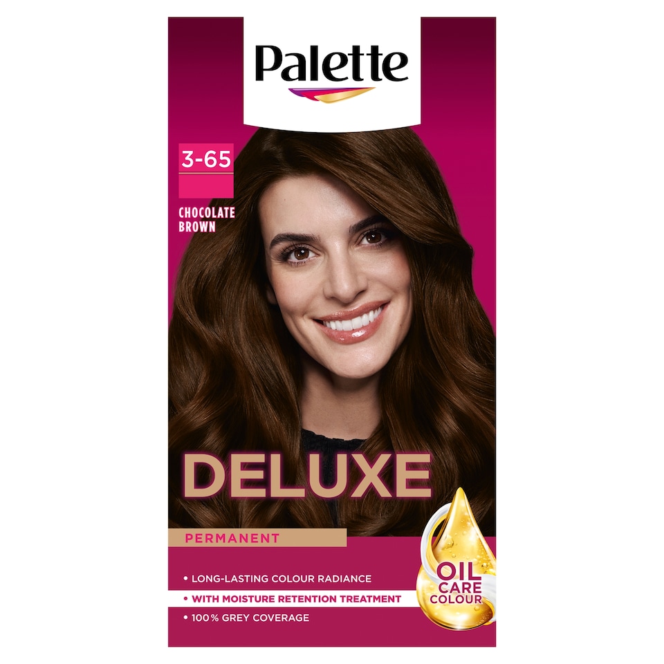 image 1 of Palette Deluxe 3-65 Chocolate Brown oil care permanent hair colour