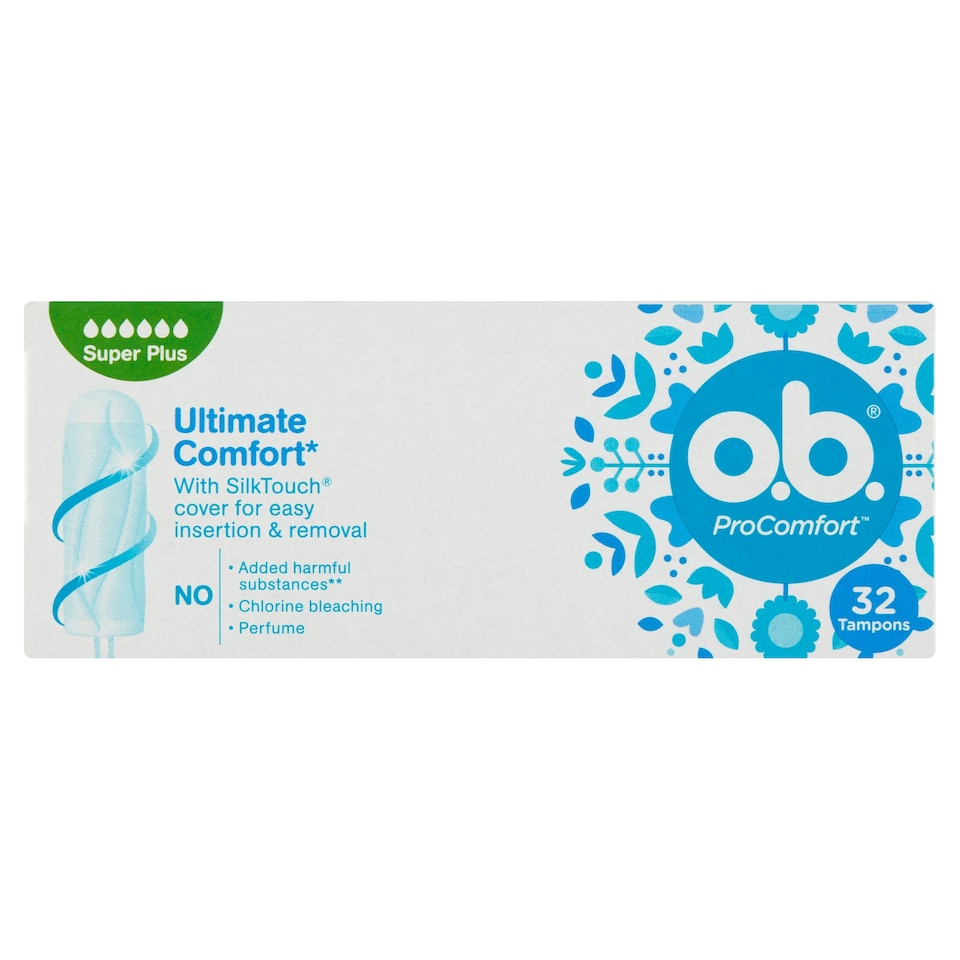 obrázok 1 z O.B.® ProComfort Tampóny Super Plus 32 ks