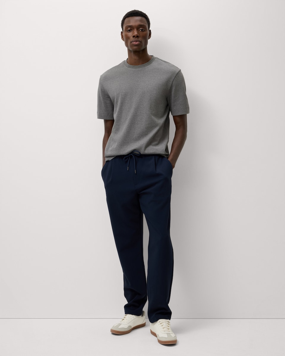 image 1 of F&F Pure Cotton Relaxed Fit T-Shirt in Grey Marl