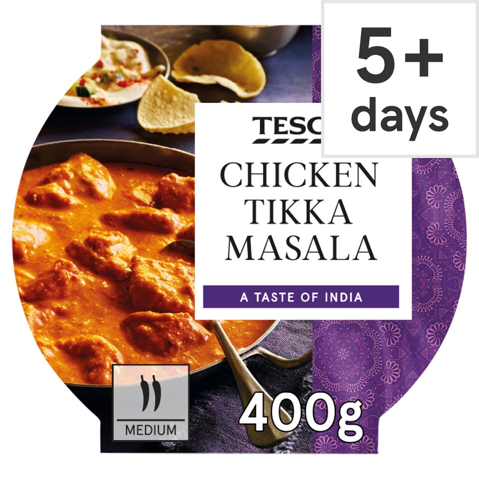 Tesco Chicken Tikka Masala 400G Tesco Groceries
