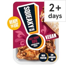 Squeaky Bean Ready To Eat Chicken Style Pieces - Sweet Smokey BBQ 130g