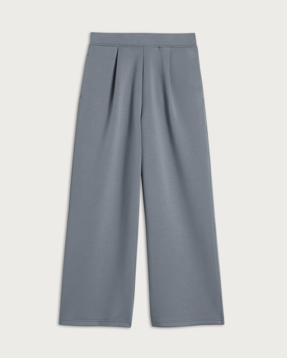 image 1 of F&F Active AFTERCLASS Wide Leg Co-ord Joggers in Grey