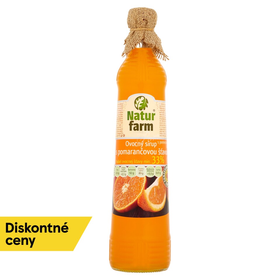 Natur Farm Fruit Syrup with Orange Juice 0.7 L