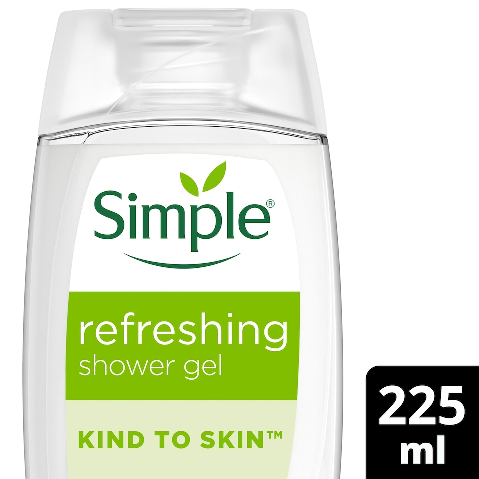 image 1 of Simple Refreshing Shower Gel Body Wash 225ml