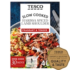 Tesco Harissa Spiced Lamb Shoulder 400G