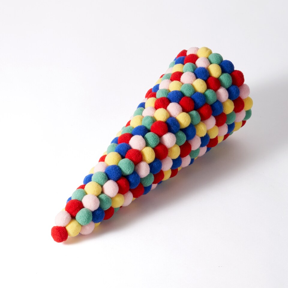 image 1 of Paperchase Cosmic Christmas Pom Pom Decorative Tree Ornament