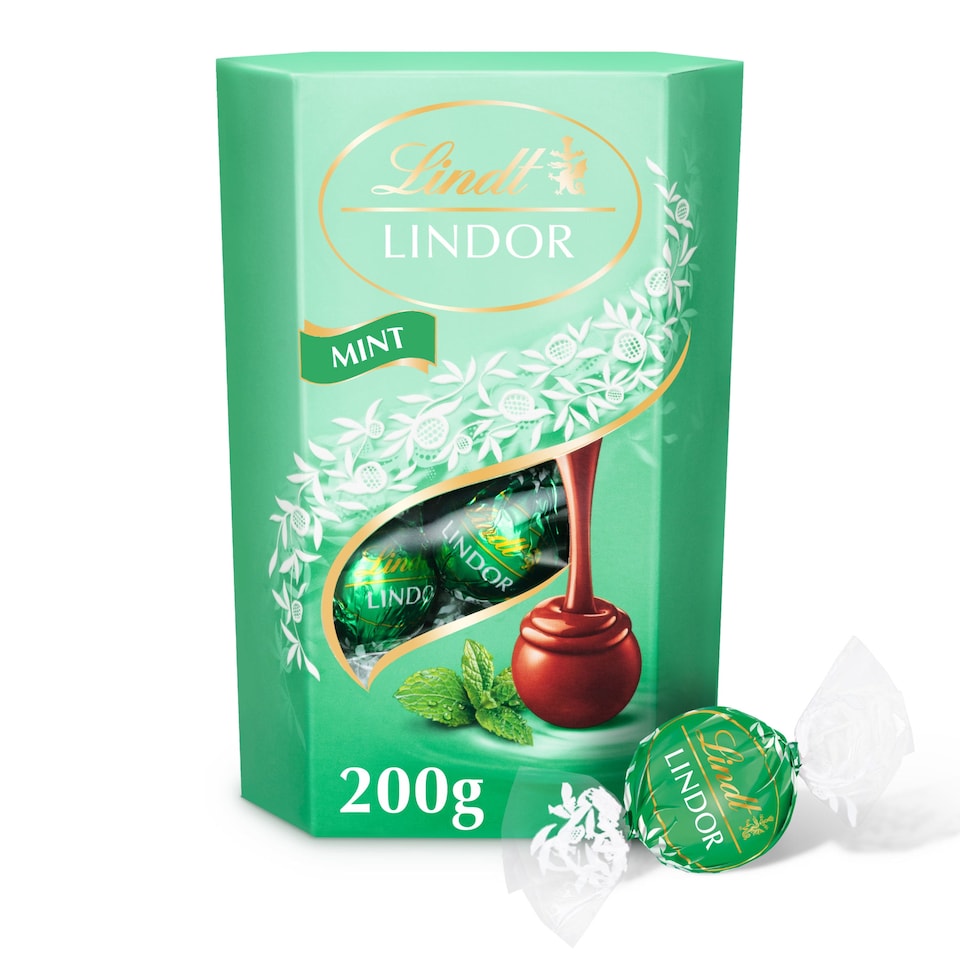 image 1 of Lindt Lindor Milk Mint 200G