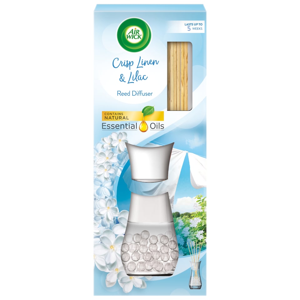 image 1 of Air Wick Linen And Lilac Reed Diffuser 33Ml