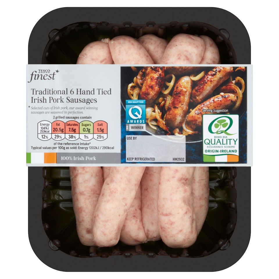 Tesco Finest Irish Traditional Pork Sausage 272G