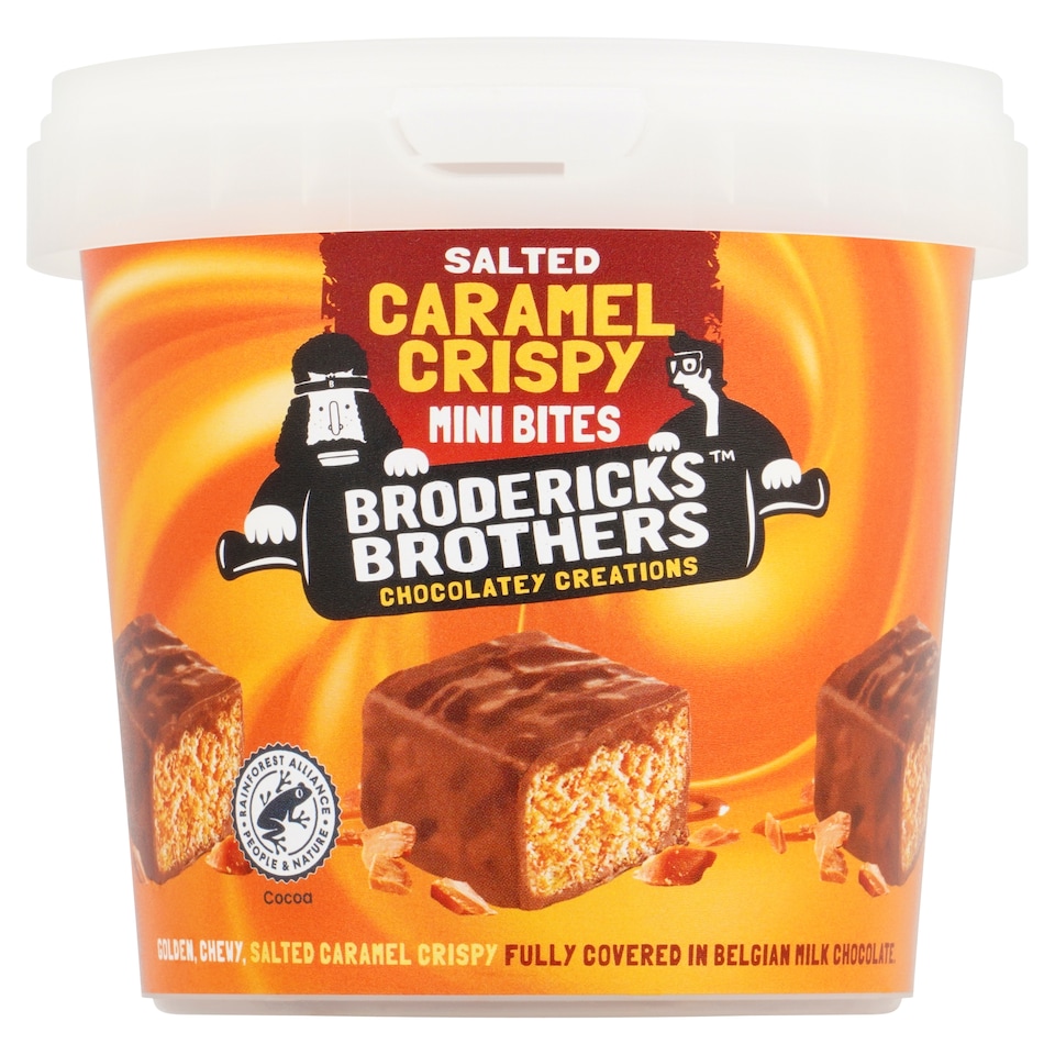 Broderick's Salted Caramel Crispy Mini Bites 144G