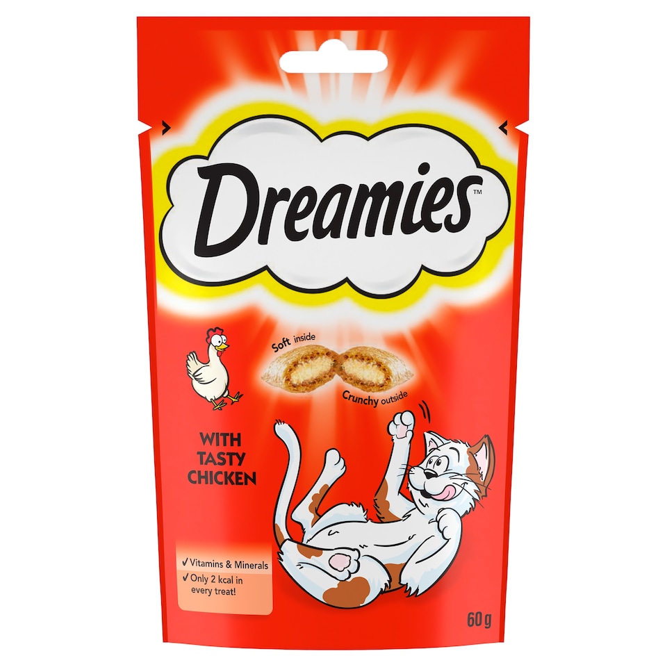 Dreamies Cat Treat Biscuits with Chicken 60g