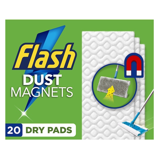 Flash Speed Mop Dry Pads 20 Pack Tesco Groceries