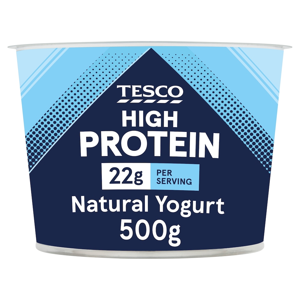 Tesco High Protein Natural Yogurt 500g