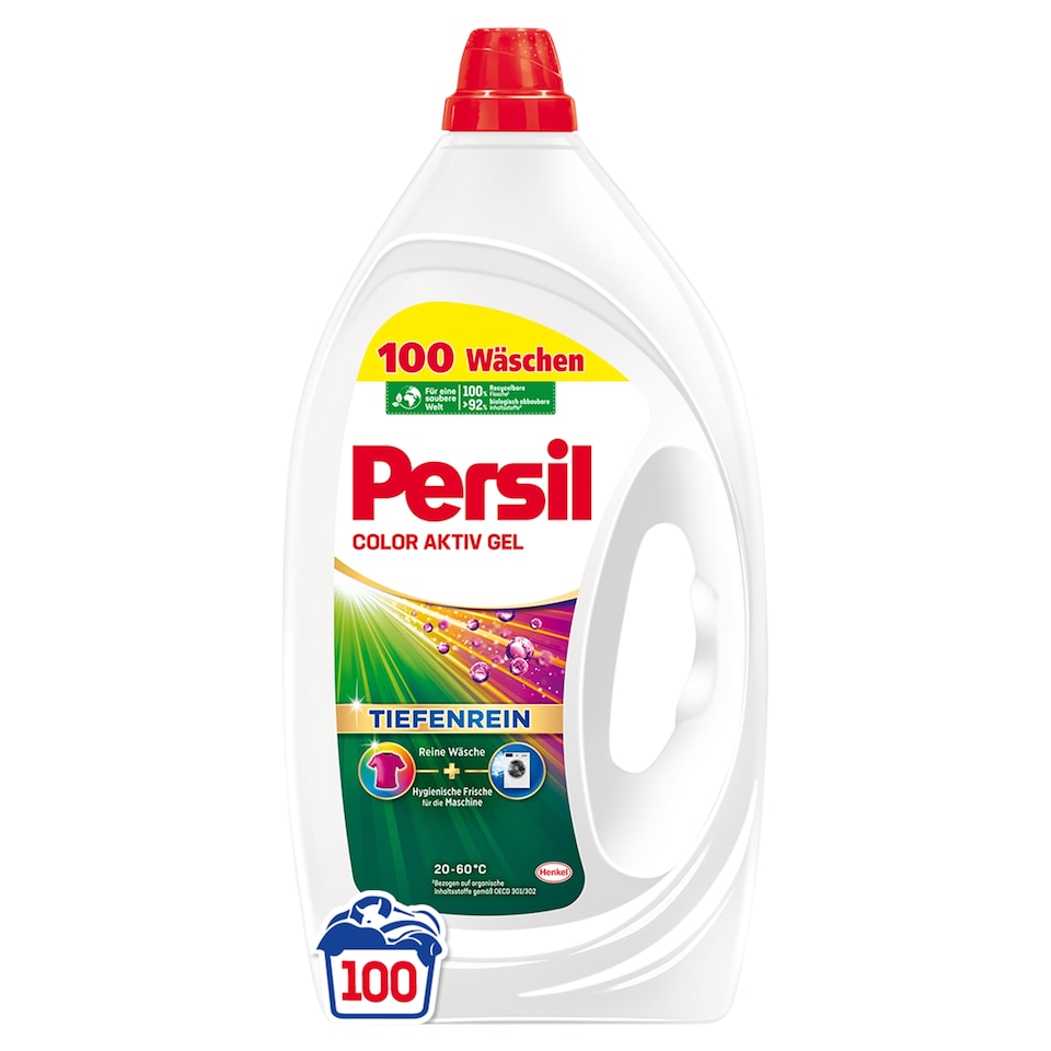 image 1 of Persil Color Active Gel Laundry Detergent 100 Washes 4.50 L