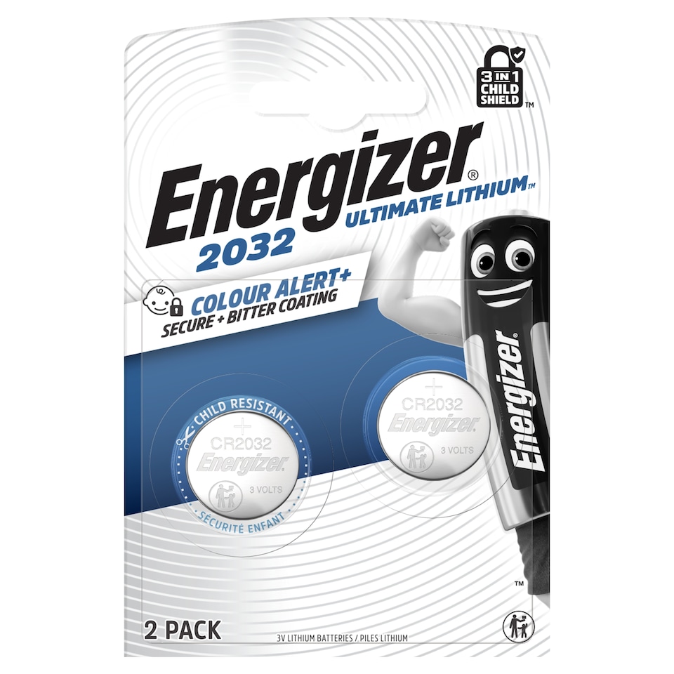 image 1 of Energizer CR2032 Batteries 2 Pack