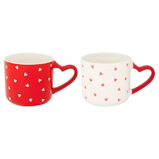Tesco Wax Resist Valentines Mug Assortment