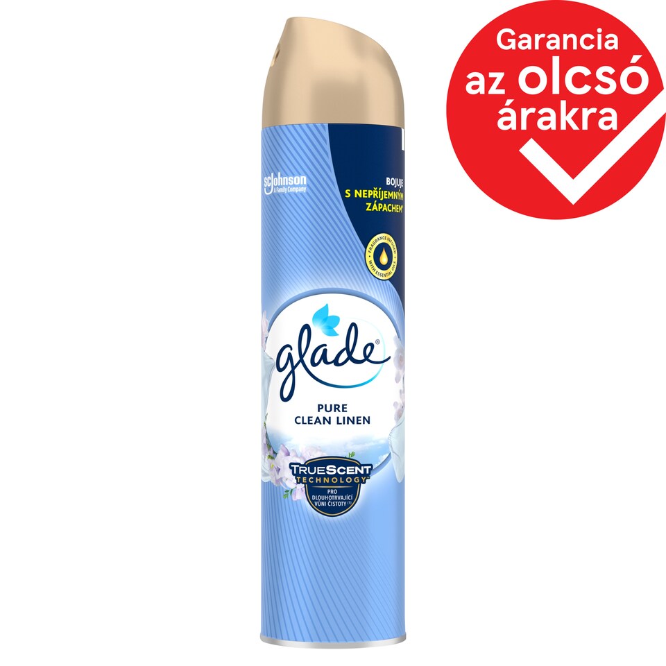 Glade Pure Clean Linen légfrissítő aeroszol 300 ml