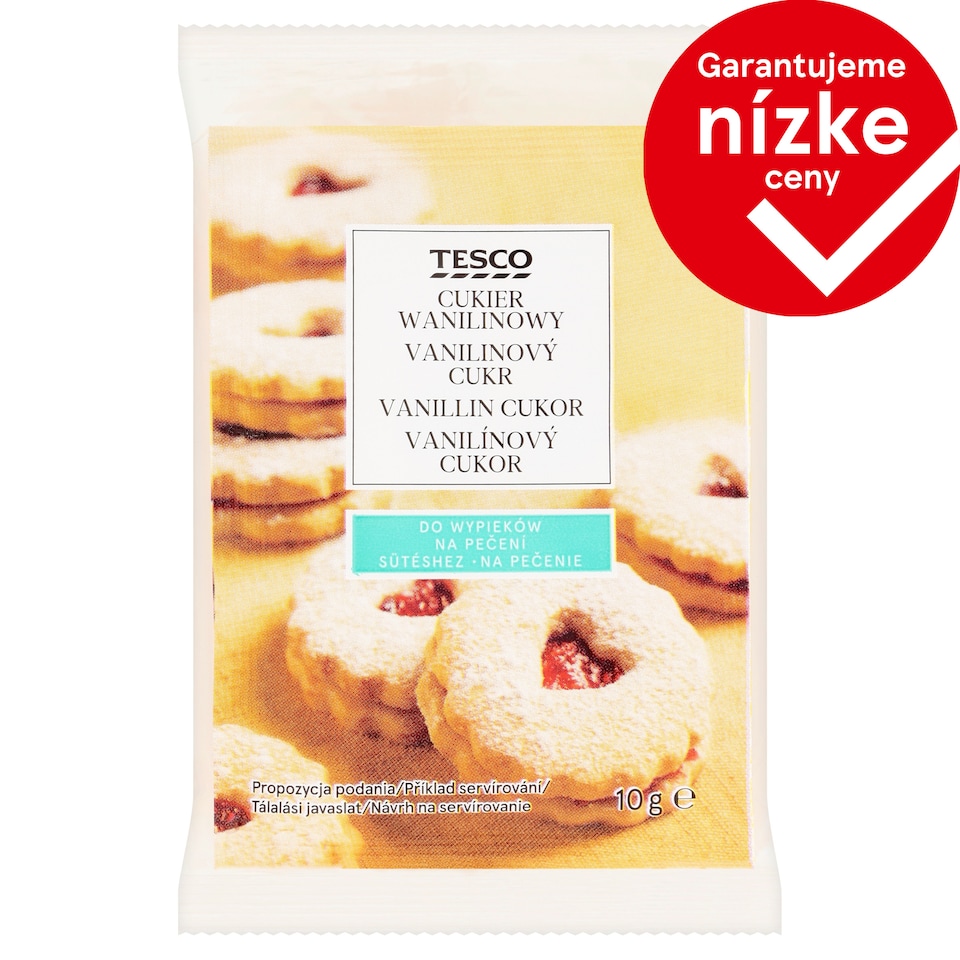 Tesco Vanilínový cukor 5 x 10 g