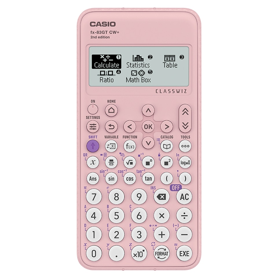 Casio fx-83GT CW + Scientific Calculator Pink