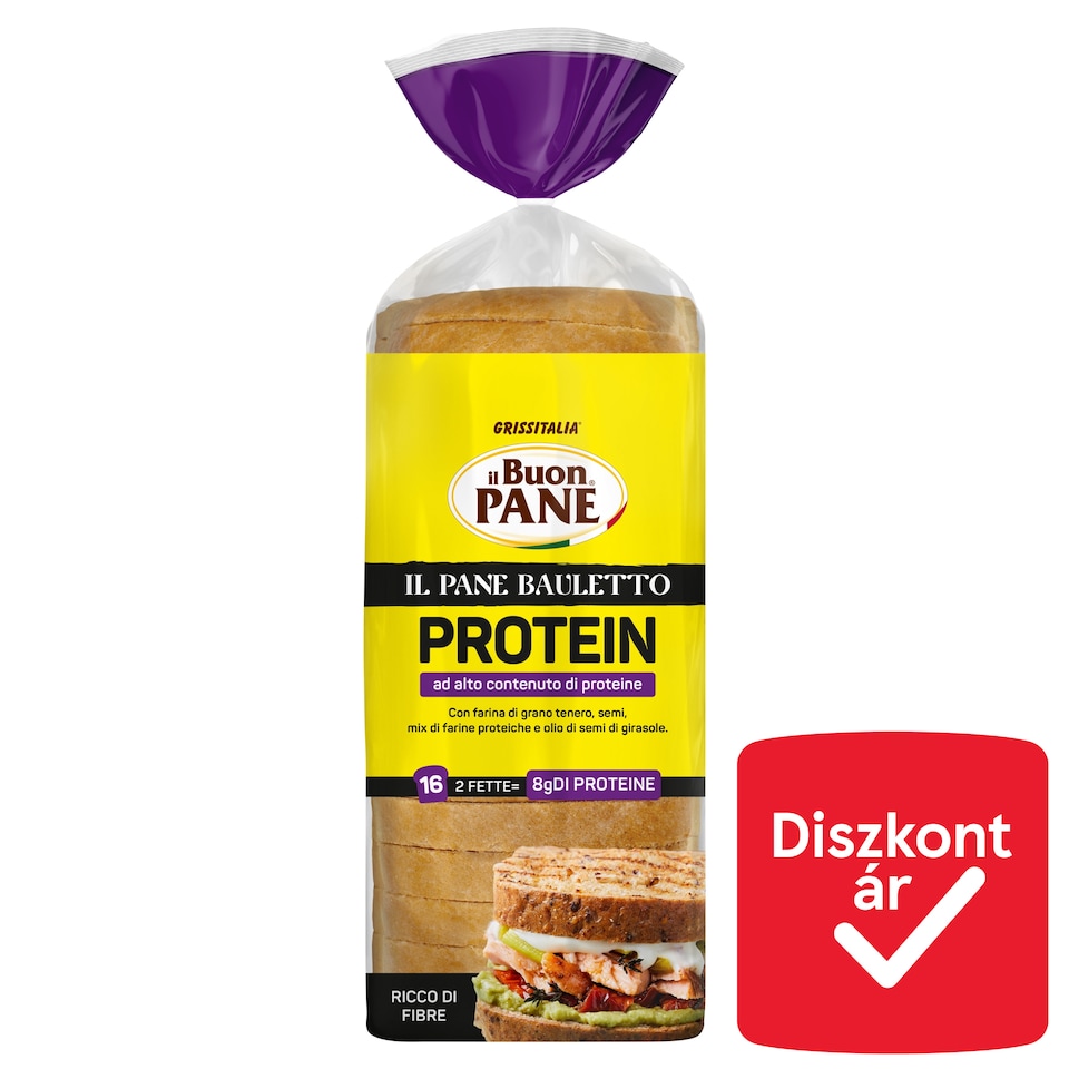 Il Buon Pane Protein Bread with Common Wheat Flour 400 g