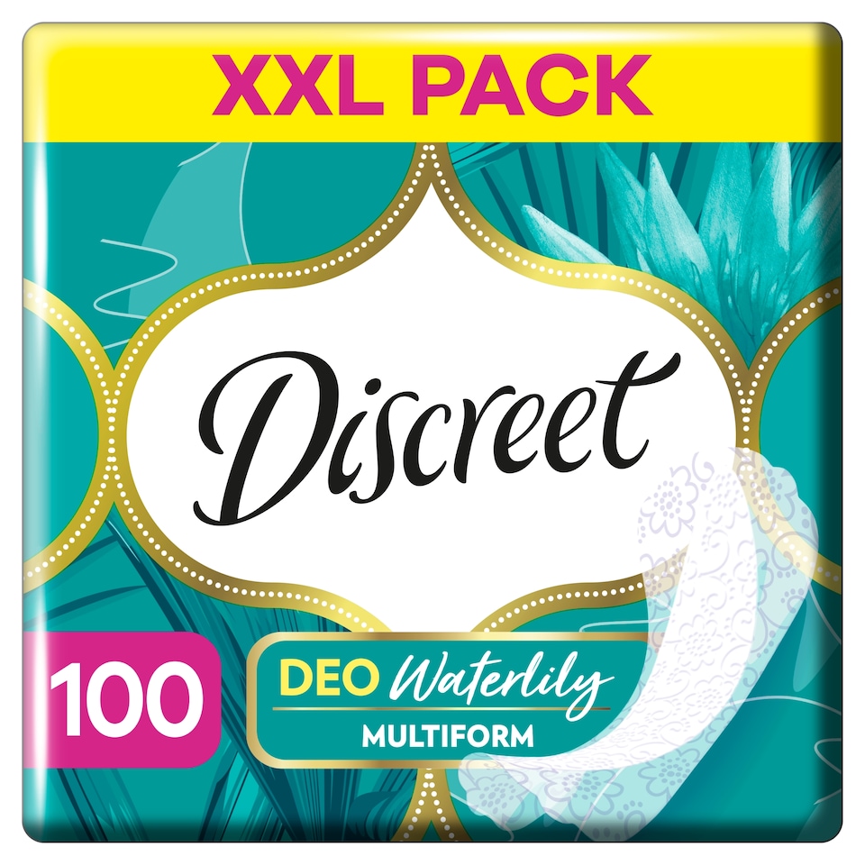 Discreet Légáteresztő Multiform Waterlilly Tisztasági Betétek 5x100  1. kép