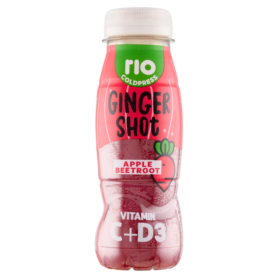 Obrázek 1 pro produkt Rio Cold Press Nápoj s jablečnou šťávou a červenou řepou se zázvorem a chilli pepřem 180ml