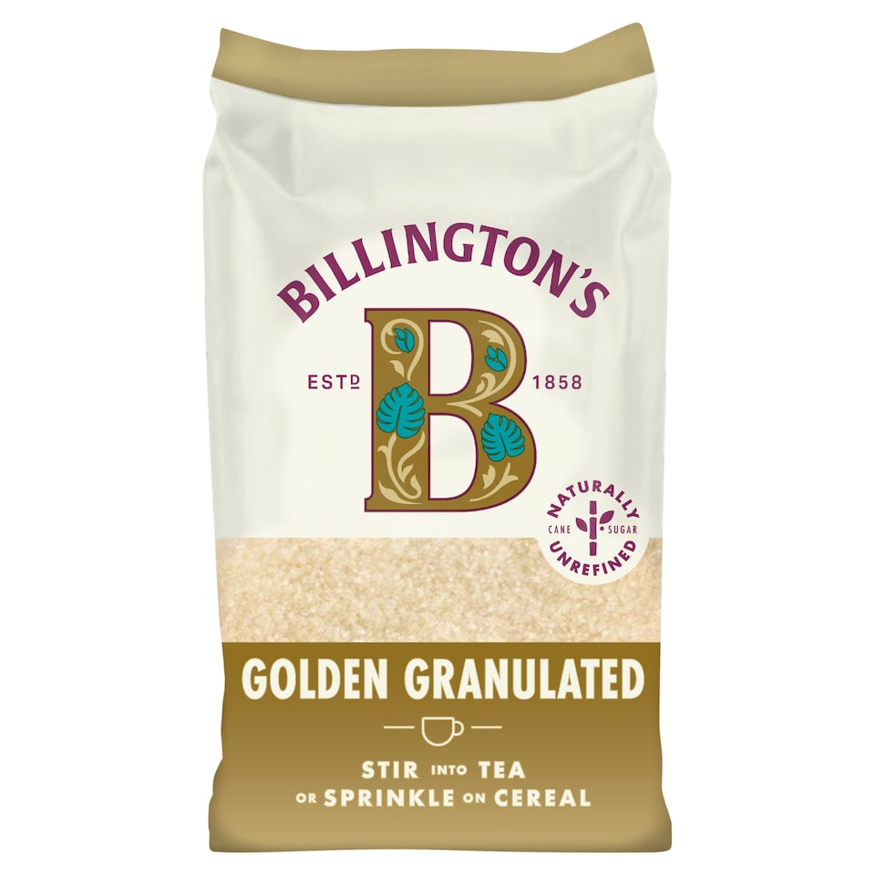Billington's Golden Granulated Sugar 1Kg