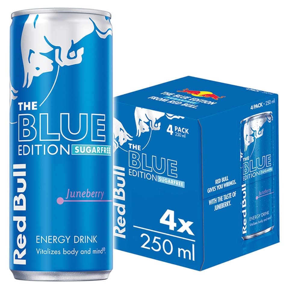 Red Bull Sugar Free Juneberry Edition 4x250ml