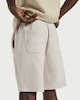image 1 of F&F Pure Cotton Drawstring Shorts in Cream