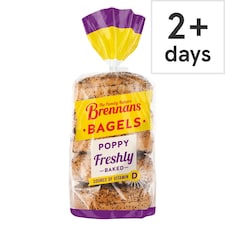 Brennans Poppy Seed Bagels 440g