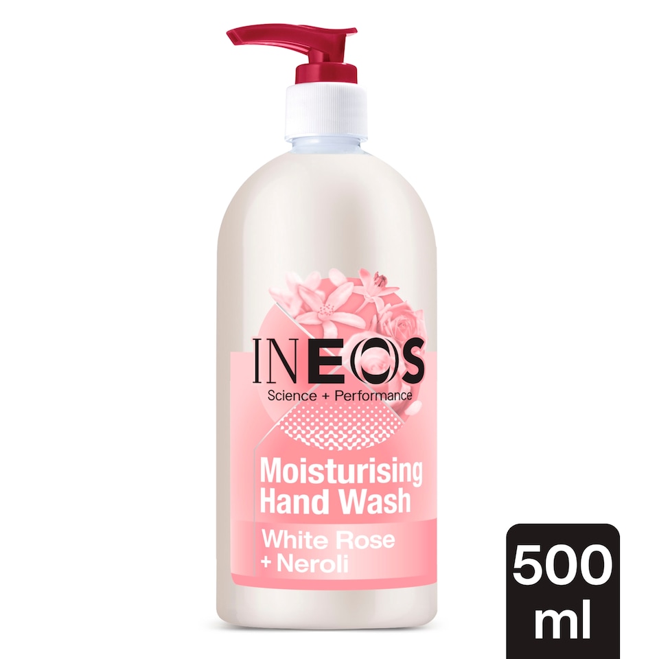 image 1 of INEOS Moisturising Hand Wash White Rose + Neroli 500ml