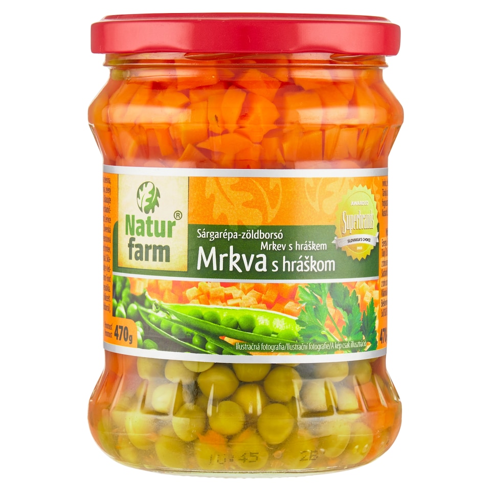 Obrázek 1 pro produkt Natur Farm Mrkev s hráškem 470g