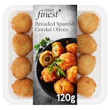Tesco Finest Panko Breaded Gordal Olives 120g