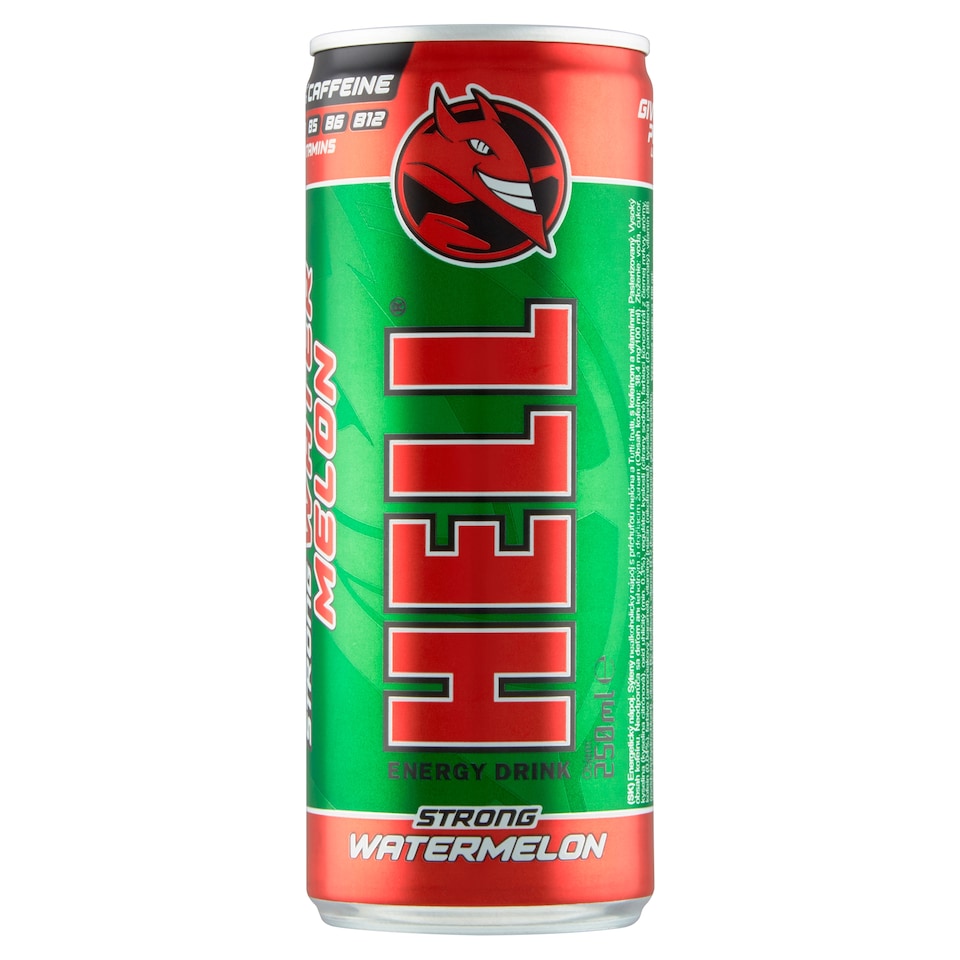 obrázok 1 z Hell Strong Water Melon energetický nápoj 250 ml