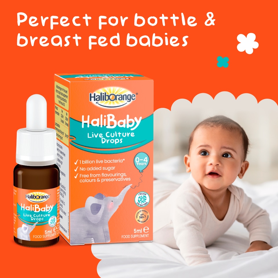 image 1 of Haliborange Halibaby Live Culture Baby Drops 5Ml