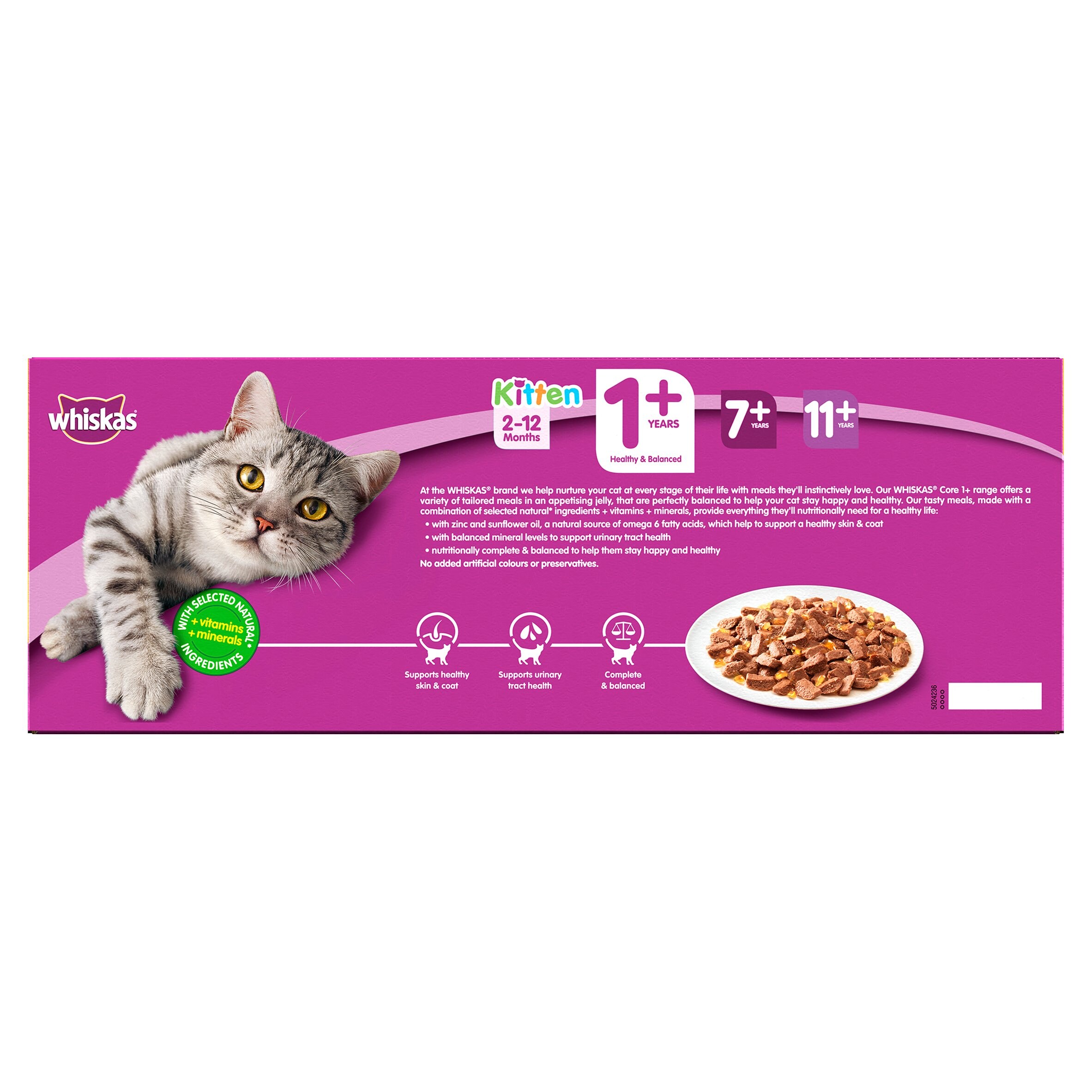 whiskas cat food 40 pouches