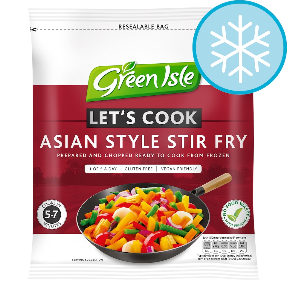 Green Isle Lets Cook Asian Stir Fry 580G