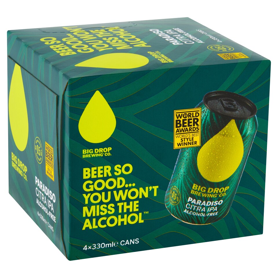 Big Drop Brewing Paradiso Citra Ipa 4 X 330Ml