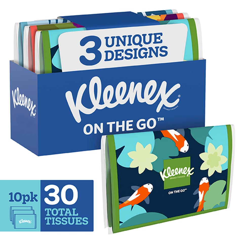 image 1 of KLEENEX ON THE GO WALLETS 3x10 sheets