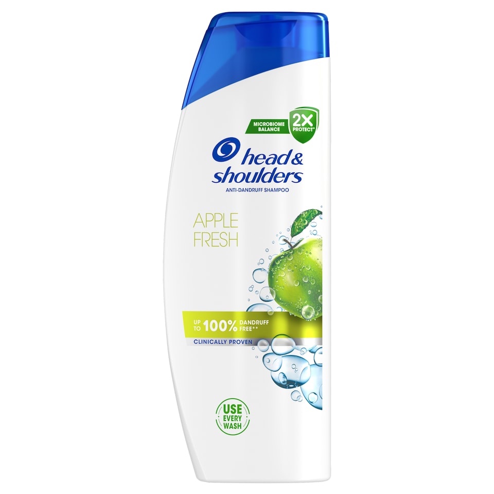 Head & Shoulders Apple Fresh korpa elleni sampon 500ml napi használatra bármely hajtípusra 1. kép