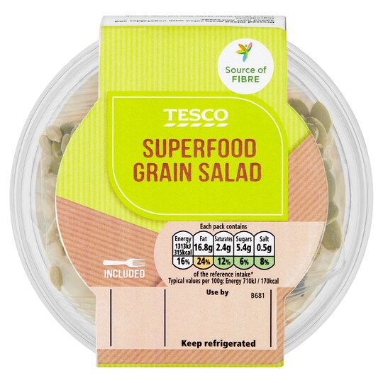 Tesco Superfood Grain Salad 185g Tesco Groceries