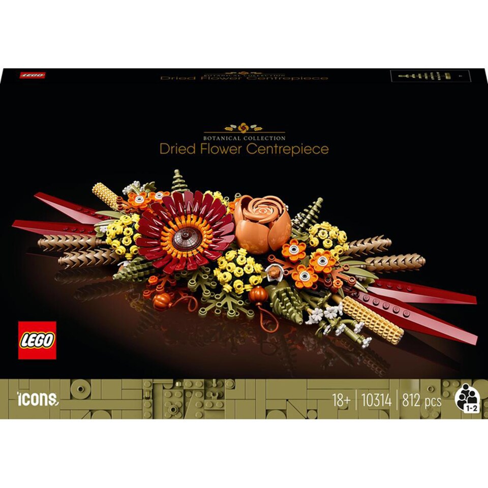 LEGO Botanicals 10314 Szárazvirág-dekoráció  1. kép