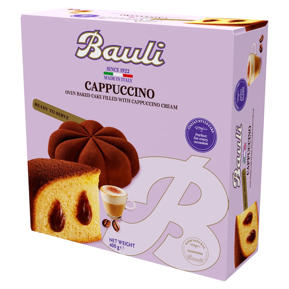 Bauli Cappuccino Sweet Bakery Product with Cappuccino Cream Flavor 400 g