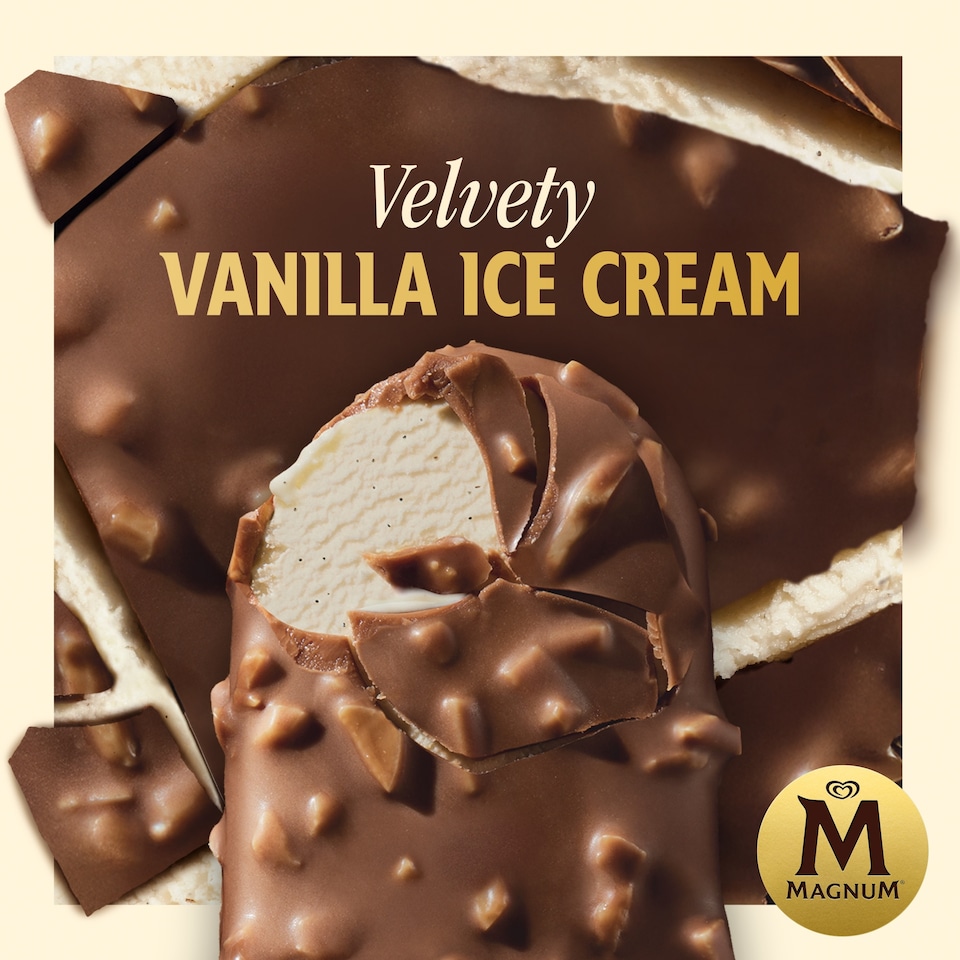 image 1 of Magnum Almond Ice Cream Sticks 3x100ml 