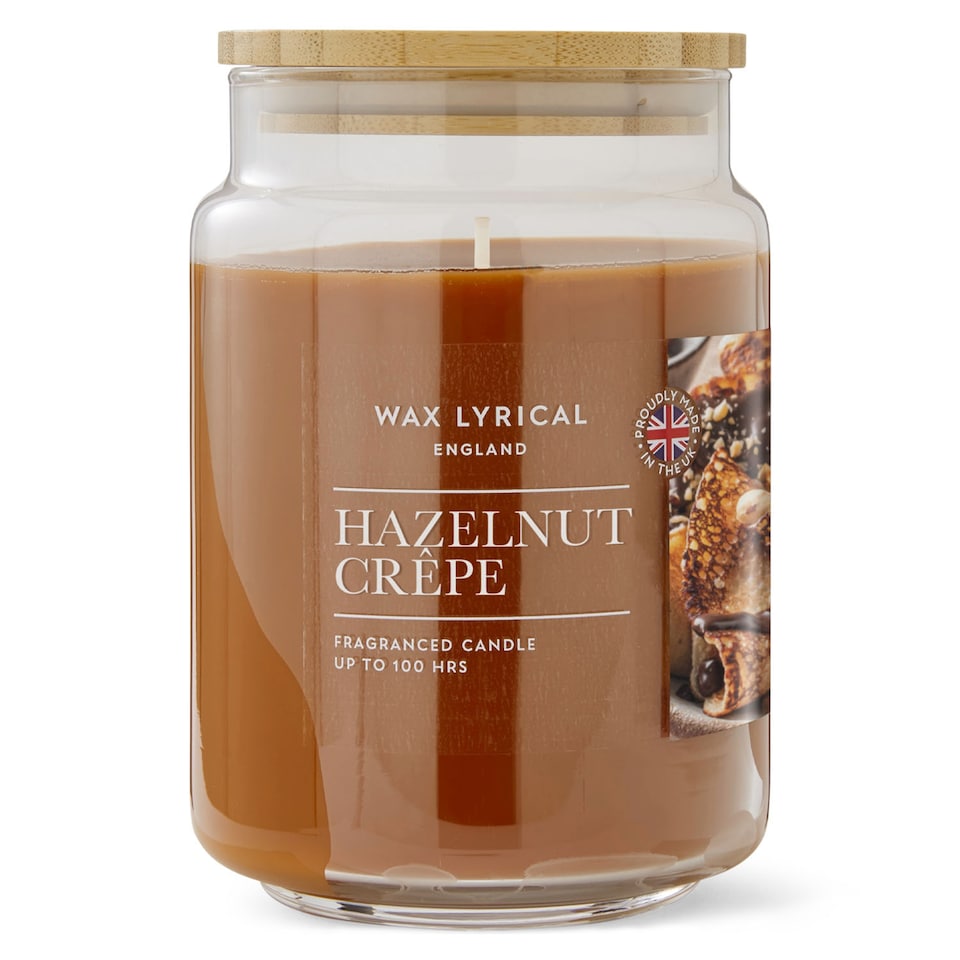 Wax Lyrical England Hazelnut Crepe Candle 475g