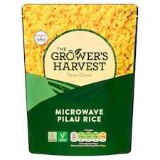 Growers Harvest Microwave Long Grain Rice 250G
