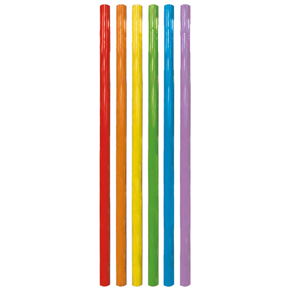 Party Reusable Drinking Straws 6 Pack