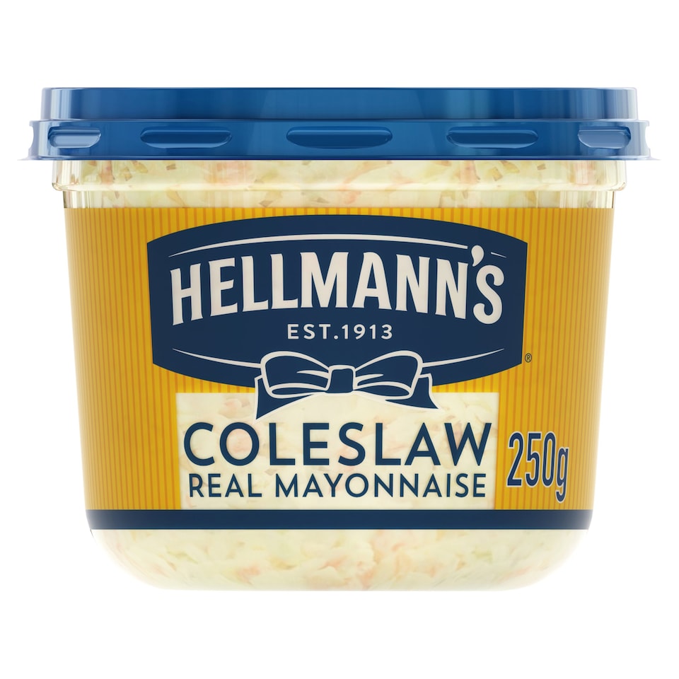 Hellmann's Coleslaw With Real Mayonnaise 250G Tesco Groceries