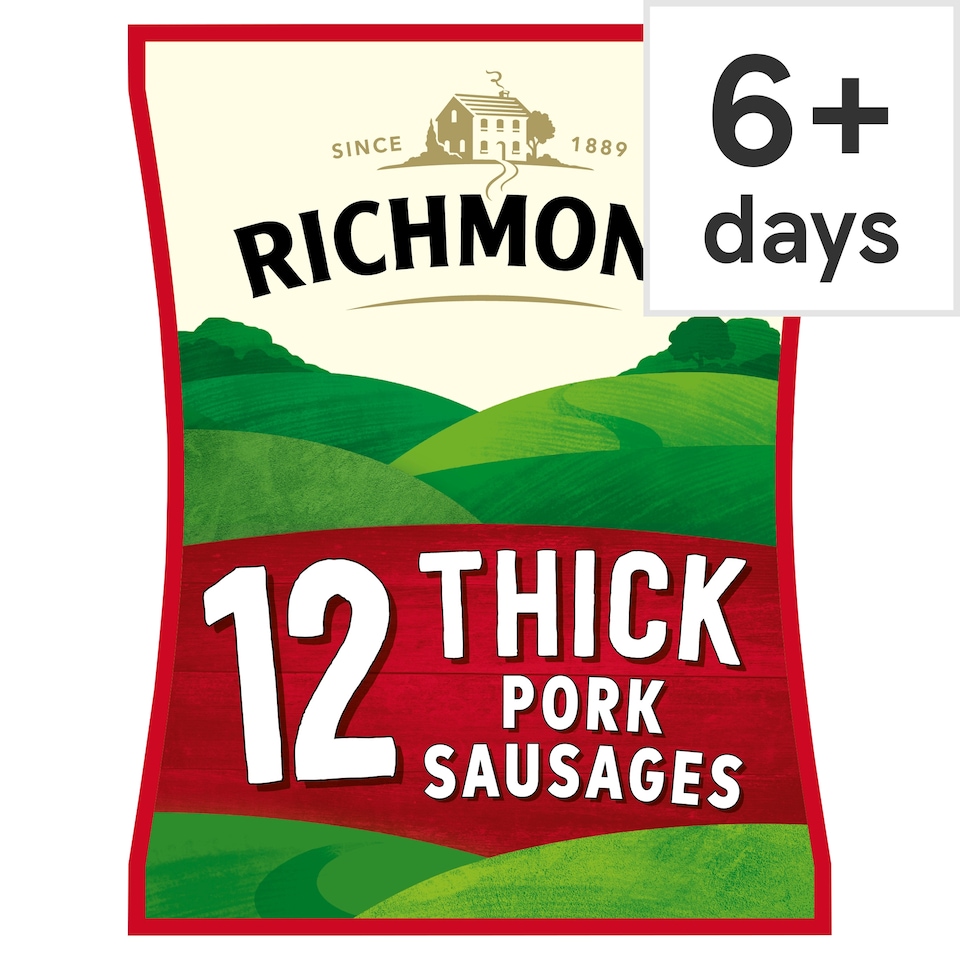 Richmond Thick Pork Sausages 12 Pack 615g